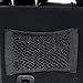 Kbnian Trunk Storage Net,Car Trunk Back Seat Organizer, Mesh Wall Sticker Organizer Pouch Bag(2 Pack) Black
