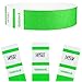 Goldistock Event Wristbands Select Series Vibrant Neon Green 200 Count | ¾” Arm Bands | Paper-Like Party Armbands | Wrist Bands