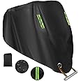 Motorcycle Cover All Season,Universal Weather Quality Waterproof Sun Outdoor Protection Scooter Shelter Tear Proof Night Reflective & Lock-Holes Storage Bag Fits up to 97" Motorcycles