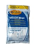 EnviroCare Replacement Micro Filtration Vacuum Bags for Eureka Style J Uprights 3 Pack