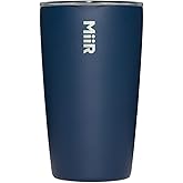MiiR Tumbler, 12oz Insulated Stainless Steel with Press Fit Slide Lid – Splash Proof Design, Holds Hot & Cold Beverages, Stylish & Functional Cup Holder Compatible