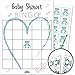 50 Pack Baby Shower Blank Gift Bingo Game Cards | Girl, Boy, Gender Neutral | Perforated Chips Included | Perfect for Sprinkles, Prizes, Favors and Decorations
