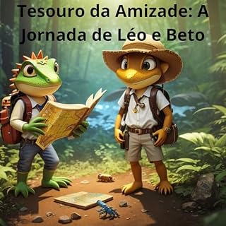 Livro Tesouro da Amizade: A Jornada de Léo e Beto