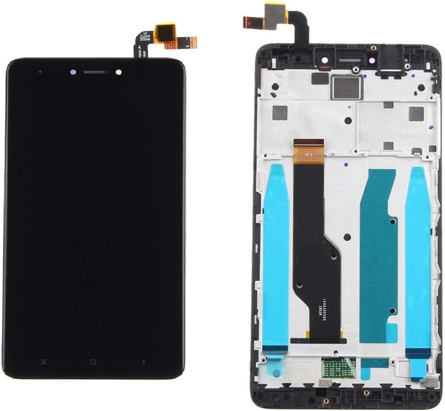 Screencart 100% New Mobile Replacement Combo Folder LCD Display Digitizer for Redmi Note 4X with Frame Black