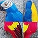 LWINGFLYER Red Artificial Parrot Life Size Foam Feather Parrot Macaw Birds for Decoration Costume Shoulder Ornament Modern Home Garden Party Decor (13.8inch/35cm)