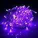 HDE Linkable LED String Lights Holiday Home Fairy Multifunction Wedding College Dorm Room Craft Decoration Expandable Rope Lights (100 Micro LEDS - Purple)