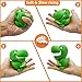 Chuchik Squishy Toy For Stress Relief. Kawaii Slow Rising and super soft jumbo Squishies with sweet Scented. (Green Dinosaur)