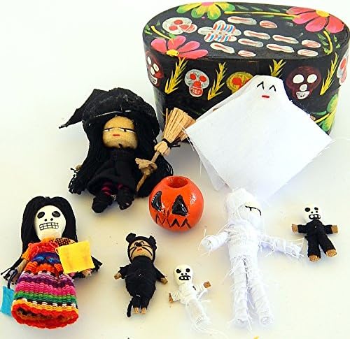Day of the Dead Worry Doll Halloween Box