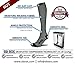 SB SOX Lite Compression Socks for Men & Women (15-20mmHg) – Best Compression Socks for Travel, Sports, and Daily Wear - XXL Sizes too! (Gray/Black, L/XL)