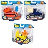 Set of 3: Fisher-Price Bob the Builder Die-Cast Vehicle - Scoop, Muck, Two-Tonne