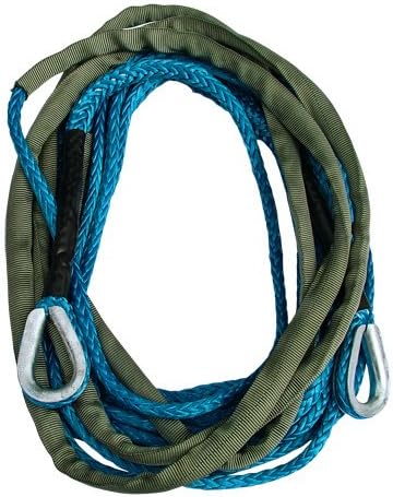 Custom Splice 3/8 AmSteel Blue 40' Extension Synthetic Winch Rope