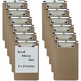 Trade Quest Letter Size Clipboard With Pen Holder & Low Profile Clip - Includes Pen (9" X 12.5")