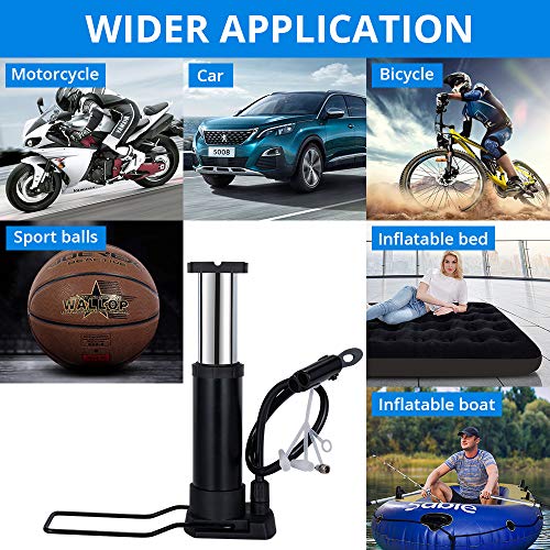 image for Sigoobal Bike Pump Portable, Mini Foot Activated Bicycle Tire Air Pump