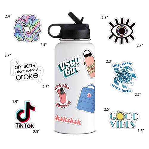 image for 34PCs VSCO Stickers for Hydro Flask, Enjoyee Special Designed Multi Co