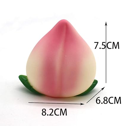 EDTara Simulate Peach Shape Decoration for Birthday Cake