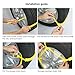 Diagtree 【Updated Version】 Update 3rd Snow Chains Anti Skid Tire Chains Adjustable Emergency Traction Aid for Vehicle Car Vans SUV 10pcs Anti-Slip Chain-Width 145-295mm/5.8-11.6'' (20 Pack)