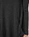 Kissky Women's Basic Long Sleeve Pockets Casual Swing Plain Tshirt Dress (S, Grey)