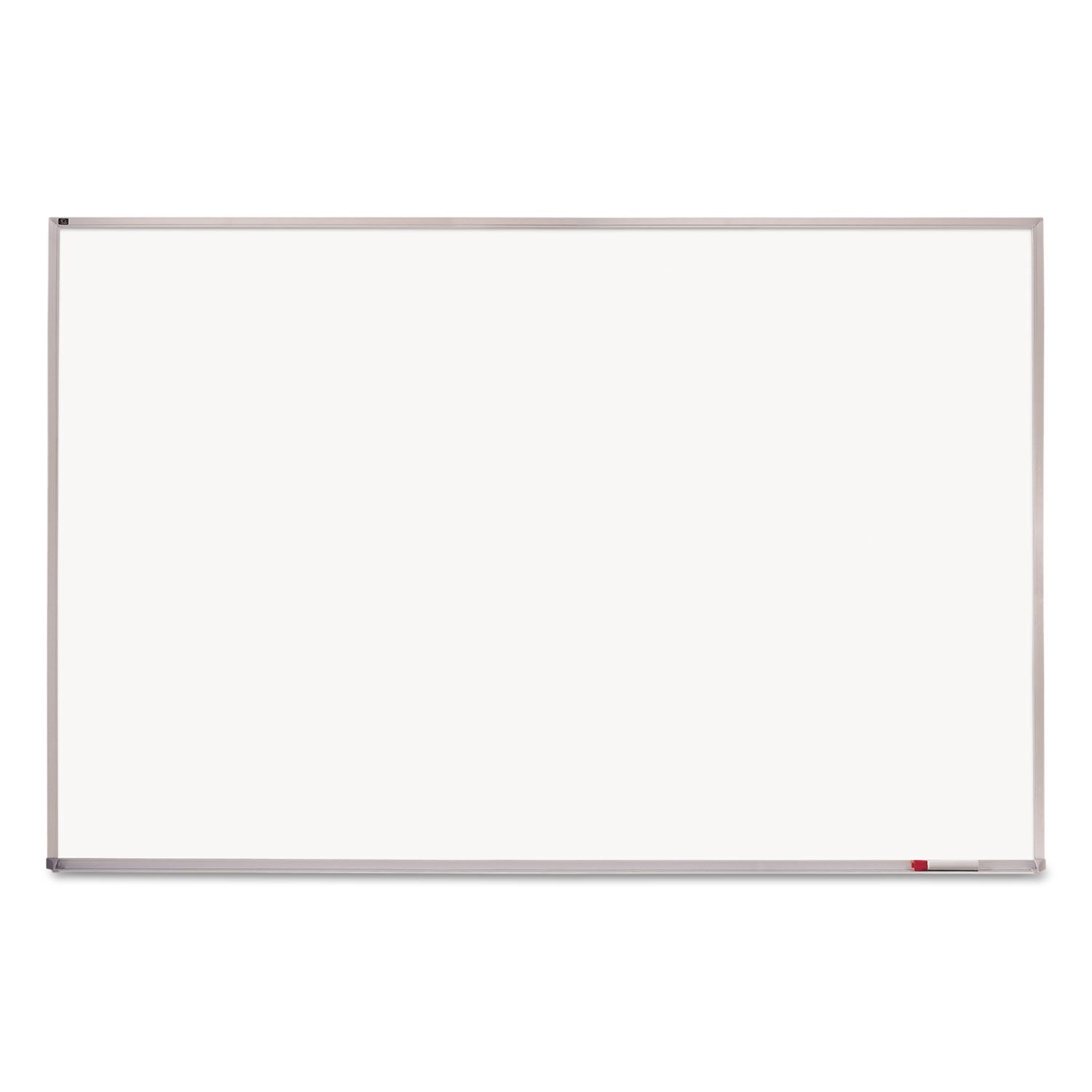 Photo 1 of Quartet Magnetic Dry Erase White Board, 8' x 4' Whiteboard, Porcelain Surface Will Not Stain or Ghost, Silver Aluminum Frame (PPA408)