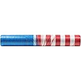 Freedom Round Bale Net Wrap, 51 in x 9,840 ft, Fits 4 ft - 1 Roll | Red, White &amp; Blue Patriotic Net Wrap | UV-Resistant Polyethylene | Consistent Bale Coverage for Hay &amp; Forage