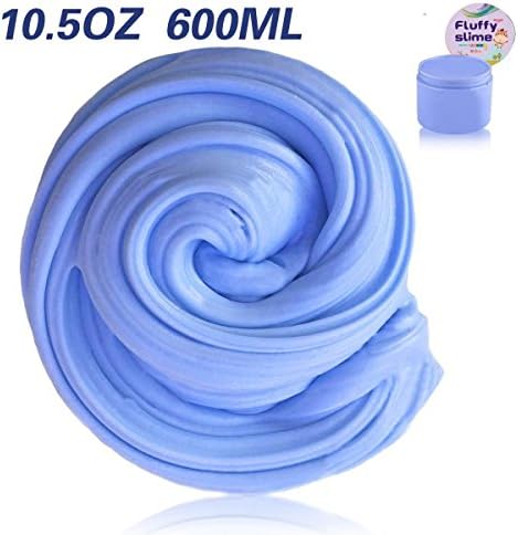 Fluffy Slime, EastDeals 10.5 OZ Bright Funny Putty Slime, Super Soft and Non-sticky Scented Sludge Toys Gifts for Kids, ASTM Certified(Blue)