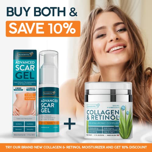 Scar Cream Gel Retinol, Allantoin, Vitamin E, Betaine CSection