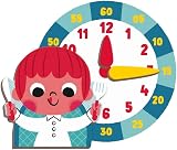 Janod MagnetiBook Learning to Tell the Time Educational Game 75 magnets view 3