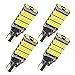 GIVEUBED 4pcs 921 LED Bulb 6000 Lumens 6500K 4014-45SMD Chipsets T15 912 W16W LED Bulbs Used For Backup Reverse Lights- Xenon White
