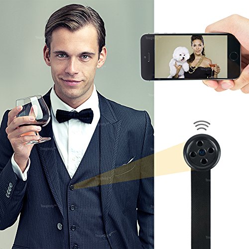 Toughsty 16GB 1280x720P HD Mini WiFi Hidden Camera Module FPV Camera Motion Activated Video Recorder DV Camcorder Support Android iPhone APP Remote View