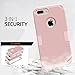iPhone 7 Case, AOKER Shockproof Hybrid Heavy Duty High Impact Hard Plastic+Soft Silicon Rubber Armor Defender Case Cover for Apple iPhone 7 4.7 Inch (2016) (Rose Gold)