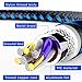 TNSO MFi Certified iPhone Charger Lightning Cable 5 Pack [3/3/6/6/10FT] Extra Long Nylon Braided USB Charging & Syncing Cord Compatible iPhone Xs/Max/XR/X/8/8Plus/7/7Plus/6S/6S Plus/SE/iPad/Nan More