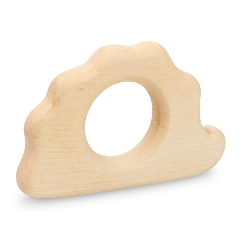 GRÜNSPECHT Wooden Grasping Toy, Trains Grip & Sense of Touch, Maple Wood with Safe Wood Oil, Gift Toy Baby, Hedgehog (570-V3)