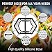 Razator Box Grater, 6-Sided Stainless Steel for Parmesan Cheese Vegetable Ginger Nutmeg Shredder Lemon Potato Hand Slicer Set for Kitchen Zest Fruits & Chocolate, Metal Handle Non Slip Bottom