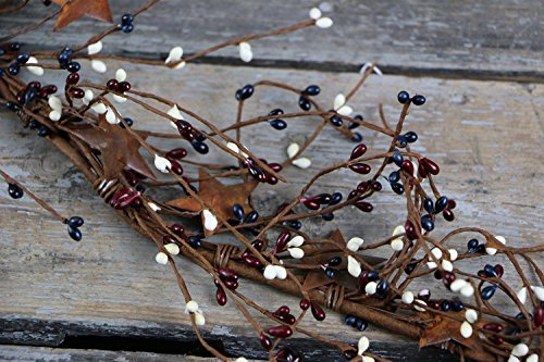 Pip & 3-D Rusty Star Garland, 40" - Country Mix