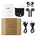 Bluetooth Earbuds Bluetooth Headphones Wireless Earbuds Wireless Headphones Mini Stereo In-Ear TWS Earpieces Earphones With Noise Cancelling Microphone for All Bluetooth Devices (Black)