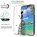iPhone X Case, JAHOLAN Amusing Whimsical Design Clear Bumper TPU Soft Case Rubber Silicone Skin Cover for Apple iPhone X (2017 Release) - Black Beautiful Butterfly Girl