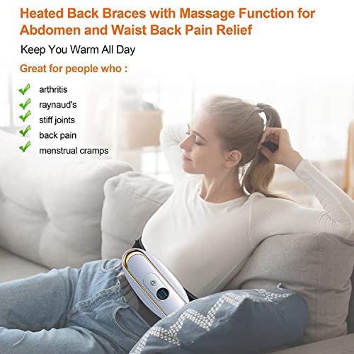 Massage Belt,Adjustable Vibration Massage,Promote Digestion,Male Weight Loss Machine for Women,Portable Abdominal Massager,Belly Fat Burner,Period Pain Relief,Great Gift for Partner