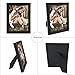 Adeco Decorative Black Wood Collage Picture Photo Frame for Wall Hanging or Table Top, 6 x 8-Inch