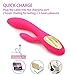 TAQU 5D Mini Wand Massage-Multi-Speed Cordless Electric Handheld Vibrators-100%Waterproof Quick USB Rechargerble Mgaic Power Personal Vibes for Body Arthritis (Pink)
