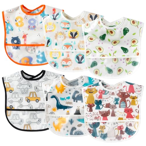 2ooya Baby Bibs with Crumb Catcher