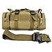 FAMI Fanny Deployment Bag Tactical Waist Pack Small Sling Pack Hand Carry Handlebar Bag-Tan