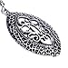 Lureme Ethnic Jewelry Antique French Hook Hollow Out Design Oval Pendant Dangle Earrings(02004292-p)