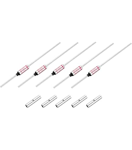 Aexit 10 Pcs RY TF 280 Celsius Grau De Corte Fusível Térmico AC 250V 10A