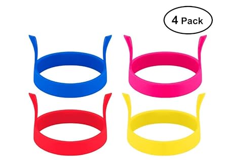 WESEEDOO® Huevos Anillos de Silicona Redondo Molde para Tortitas ...