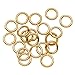 Beadaholique Brass JUMPLOCK Jump Rings 10mm Diameter 14 Gauge Thick (25)