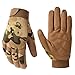 JIUSY General Tactical Gloves Outdoor Army Military Combat Cycling Motorcycle Motorbike Hunting Full Finger Gloves for Airsoft Paintball Work