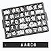 Universal Single Tab Helvetica Typeface Changeable Letters (165 characters per set) Size: 0.75