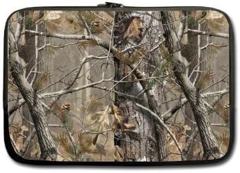 Lolili Custom Laptop Sleeve Case Cover Bag Water Resistant for 13 inch Laptop Realtree Camo(Two side print)