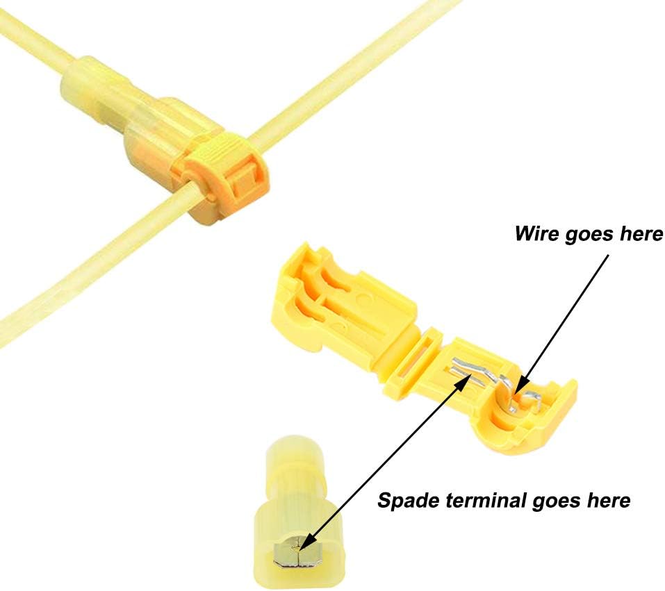 QitinDasen 50Pcs (25 works) Premium T-Tap Wire Terminals Kit - Image 4