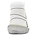 Feetures! - Elite Light Cushion - No Show Tab - White/Black - Size Large - Athletic Running Socks