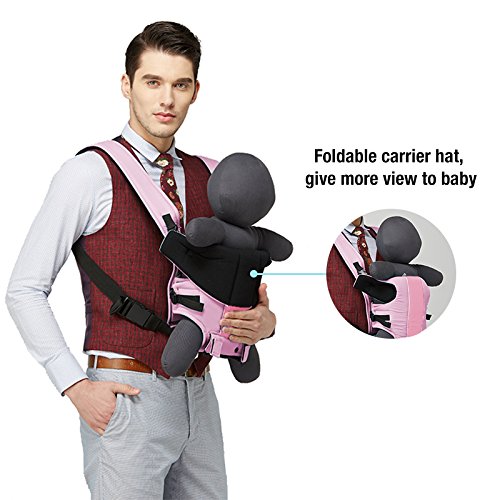 Kissfairy Baby Carrier New Design Toddler Backpack Baby Backpack (Pink)